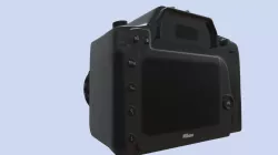 Camara Nikon D7100 3D model