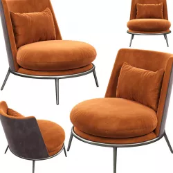 Cantori AURORA armchair 3D model