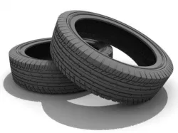 Car Tyre or Tire 3D model