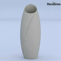 Cement Vase 3D model