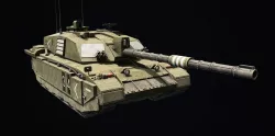 Challenger 2 Low-poly  3D model