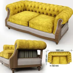 Chesterfield Big Ben 3D model