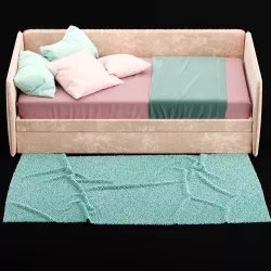 Child bed 3D model