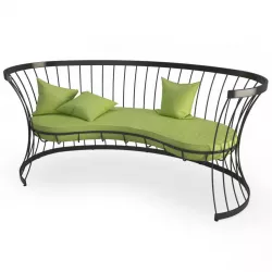 Clessidra Outdoor Sofa Ethimo 3D model