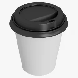 Coffee Cup 10oz 3D model