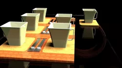 Creative Coffee Table Design 3D model