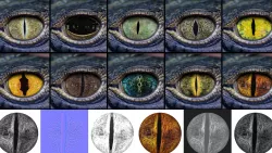 Creature eye Textures vol 02 Texture