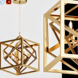 CUBIST Chandelier 3D model