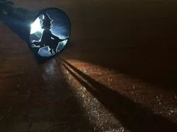 Customizable Halloween Flashlight Projector