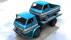 DODGE L700 TRUCK 1966 3D model