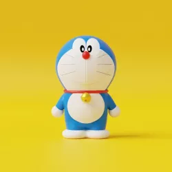Doraemon Low-poly  3D model