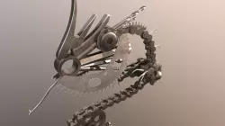 Dragon sculpture 3D model