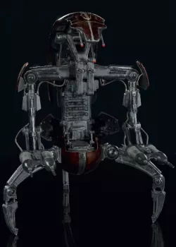 droideka Low-poly  3D model