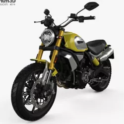 Ducati Scrambler 1100 2018 3D model
