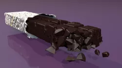 Eat that choco bar 3D model