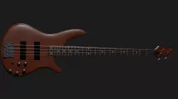 Electric bass 3D model