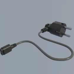 European Electric Plug 3D model