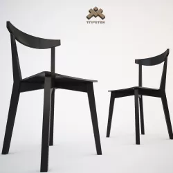Evergreen Chair Low-poly  3D model