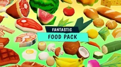FANTASTIC - Food Pack Low-poly  3D model
