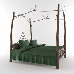 Fantasy Bed 3D model