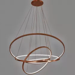 Full Orbit 39 12 Wide Satin Bronze 4 Light LED Pendant 3D model