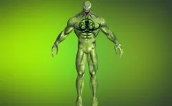 Gameready Venom Hydra - 12 - max fbx obj png 3D model