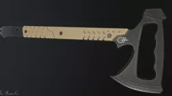 Gerber Downrange Tomahawk Low-poly  3D model