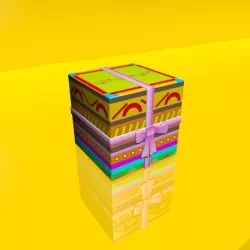 Gift Box 01 3D model
