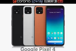 Google Pixel 4 3D model