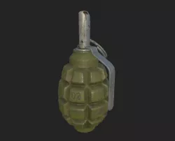 Granade F1 Low-poly  3D model