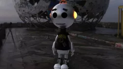 Grungy Droid 3D model