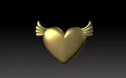 Heart Wings 3D model