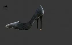 High Heel Fashionable Stilettos 3D Model 3D model