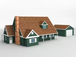 House 11 Low-poly  3D model