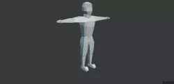 Human model Low Poly 3D model