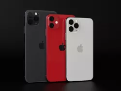 iPhone 11 and 11 Pro and 11 Pro Max All Official Colors Bundle Low-poly  3D model