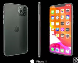 iPhone 11  pro 3D model