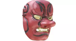 Japanese Mask Tengu Gigaku Low-poly  3D model
