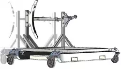 Jet engine stand 3D model