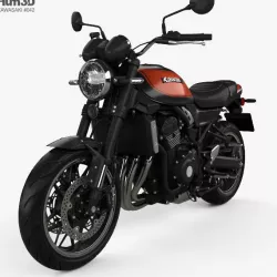 Kawasaki Z900RS 2018 3D model