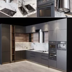 kitchen modern 4  3D model