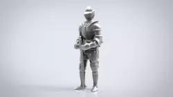 KNIGHT STATUE 3D model