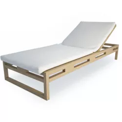 Kontiki Wooden Outdoor Long chair 1 Emu 3D model