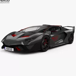 Lamborghini SC18 2018 3D model