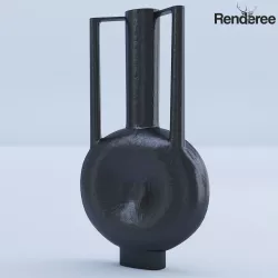 Leather Vase 3D model