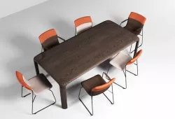 Leolux Ditte chair set 3D model