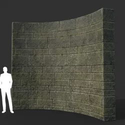 Low poly Ancient Dragon Temple Element 15 190909 Low-poly  3D model