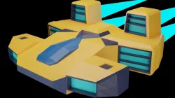 Low Poly Spaceship Low-poly  3D model