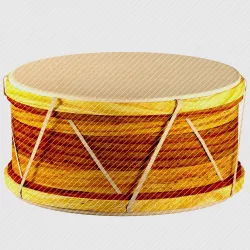 Marwan drum percussion traditional malay 3D model
