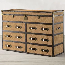 MAYFAIR RATTAN DOUBLE CHEST 3D model